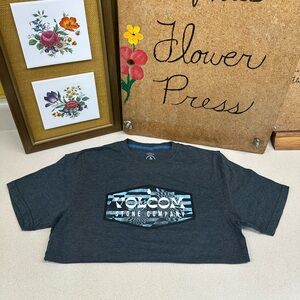 Volcom Kids Dark Gray Graphic Tee XL